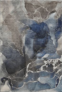 Softy Shangri-La Blue 8' x 10' Rug