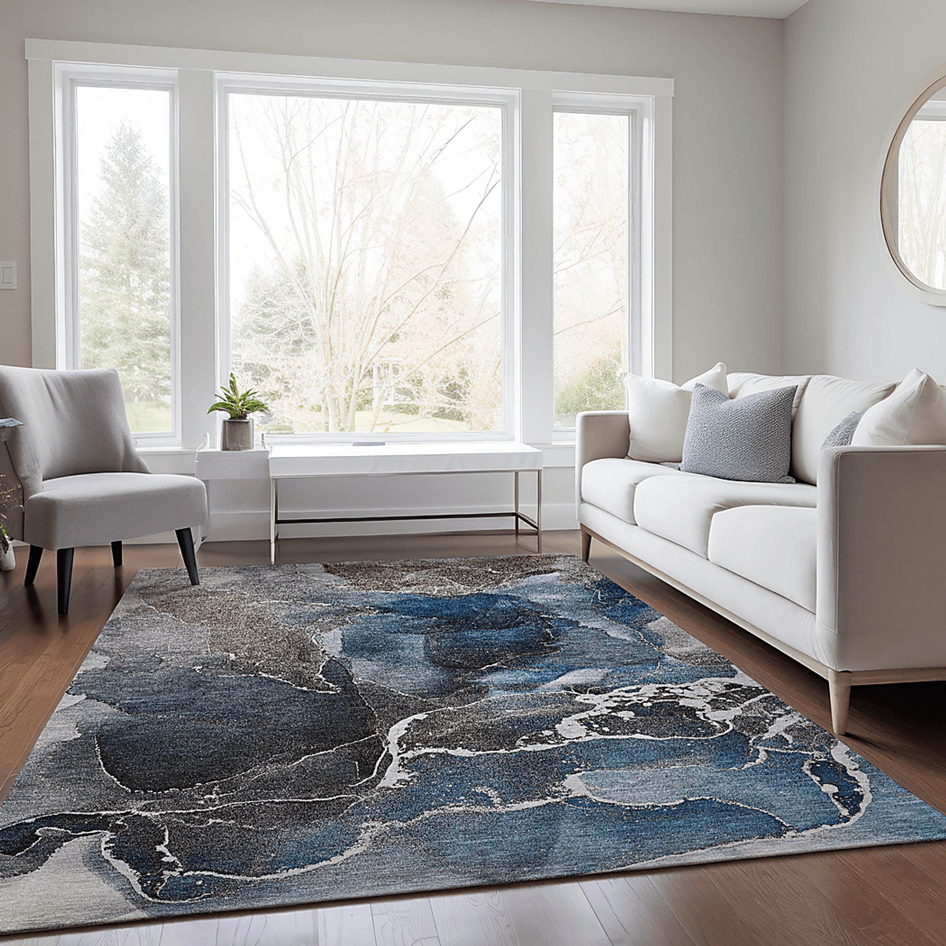 Softy Shangri La-Blue 9' x 12' Rug - Image 2
