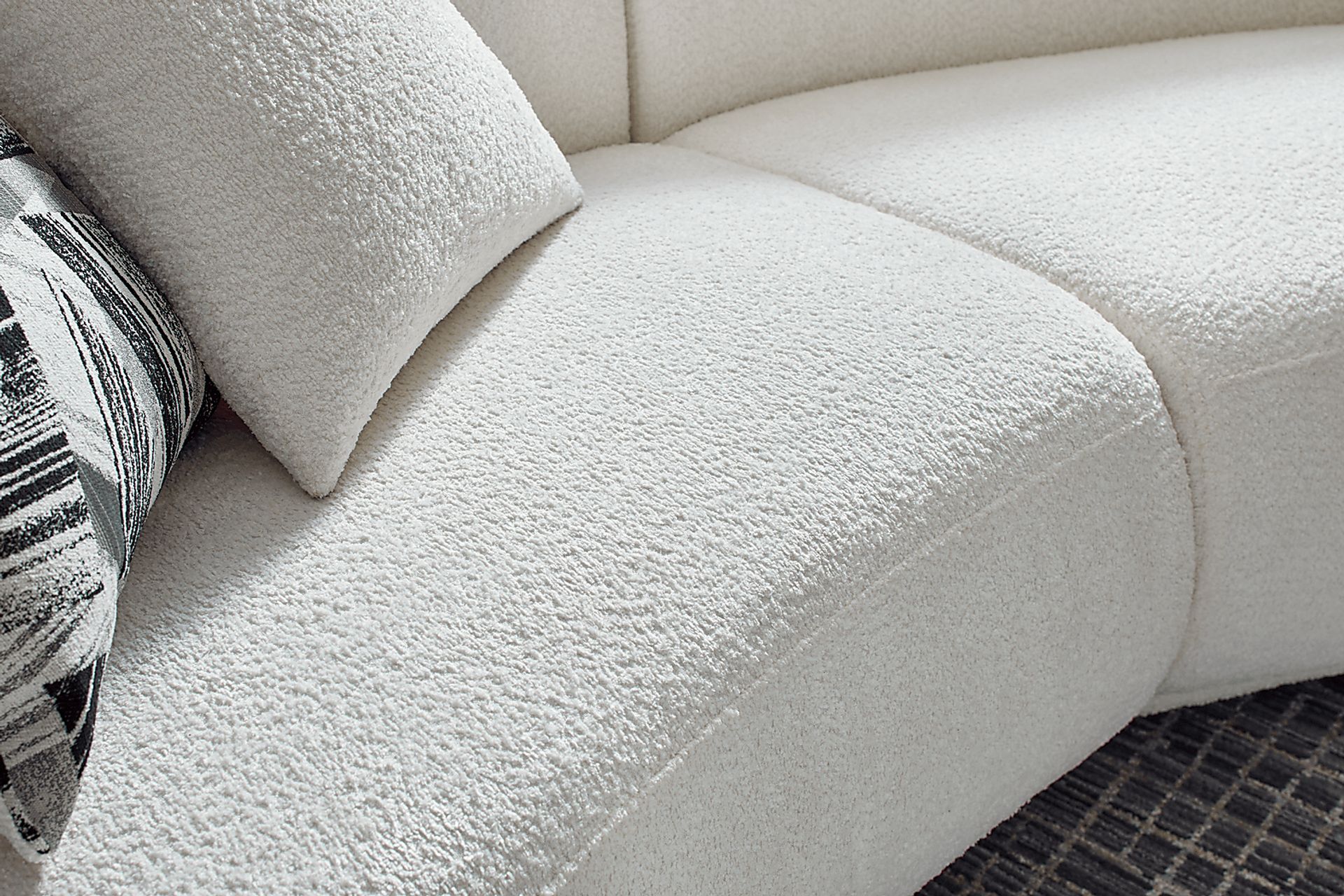 Soho Avenue White 2 Pc Sectional - Image 5