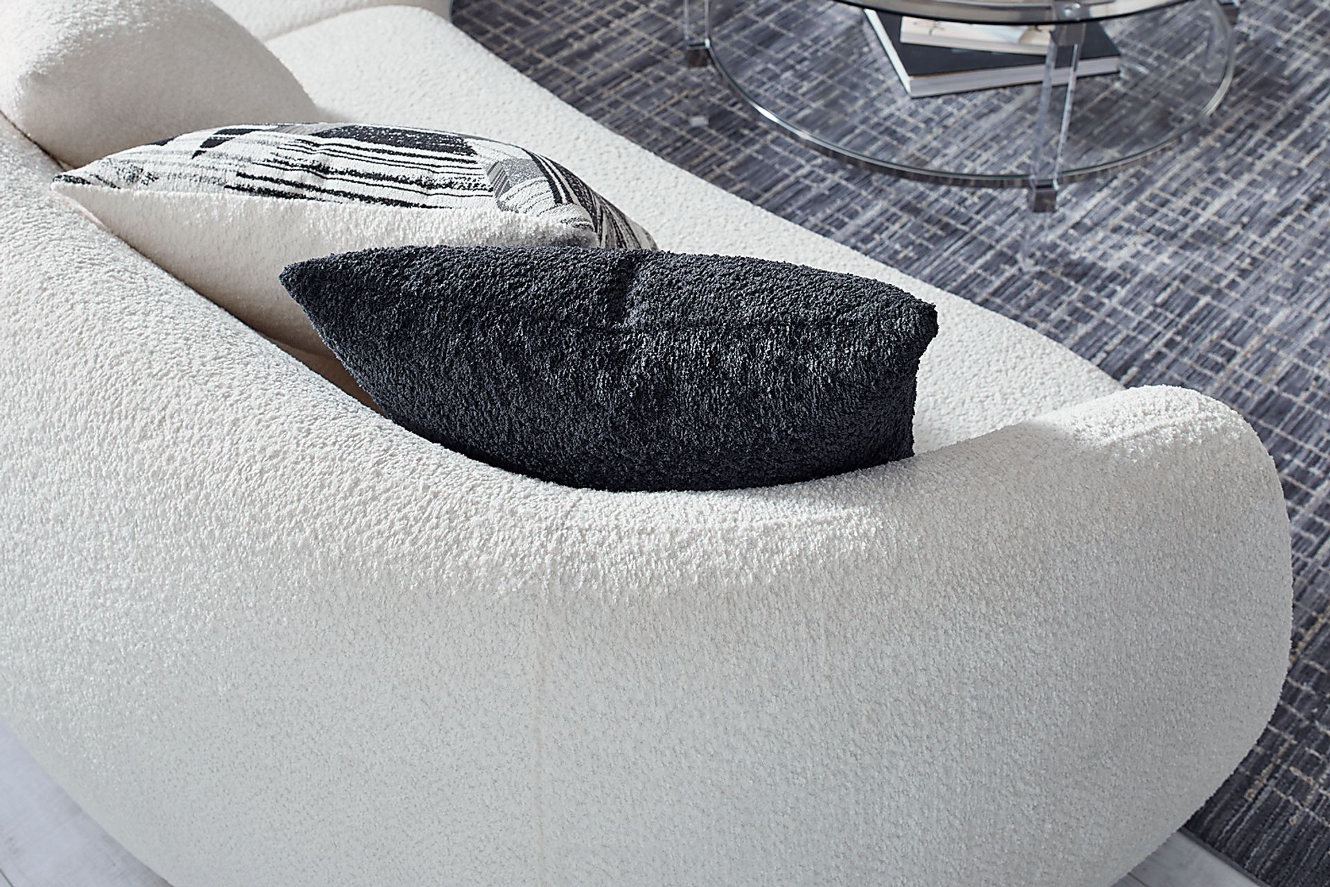 Soho Avenue White 3 Pc Sectional - Image 5