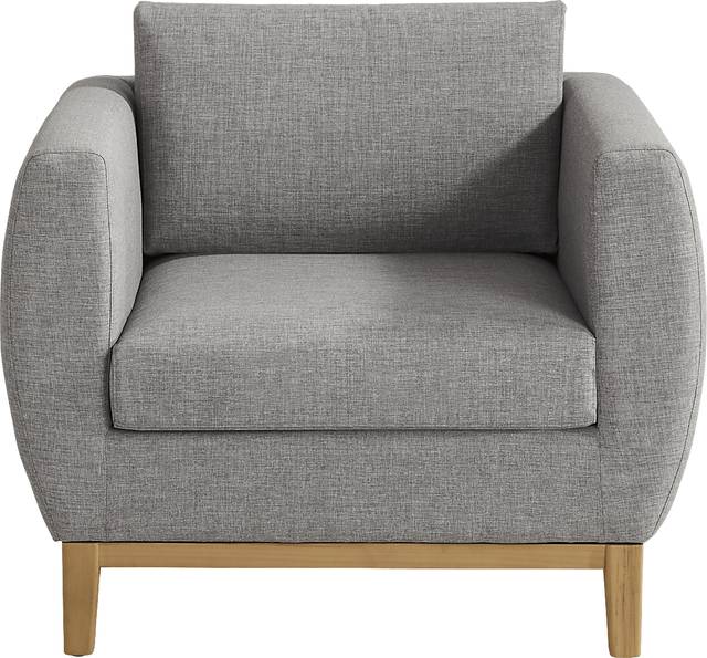 Soho Gray 4 Pc Outdoor Sofa Seating Set with Gray Cushions - Thumbnail - Image 4