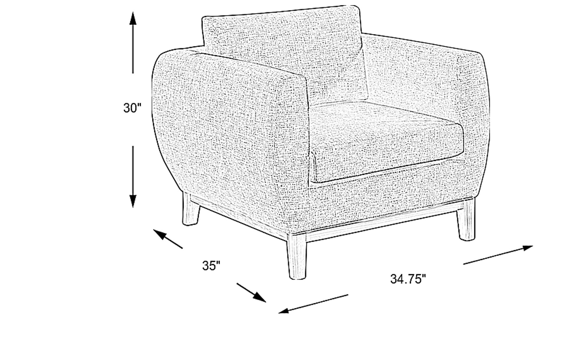 Dimension Image. Please refer to the Dimension Tab on this page for dimension details.