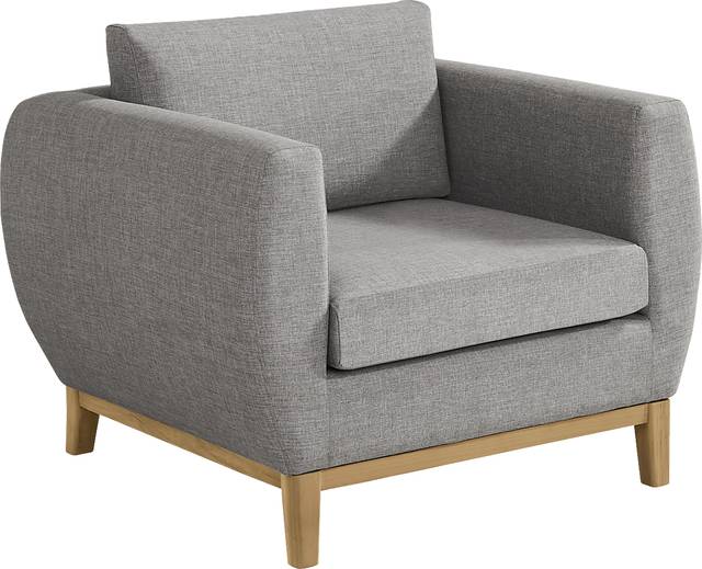 Soho Gray 4 Pc Outdoor Sofa Seating Set with Gray Cushions - Thumbnail - Image 3