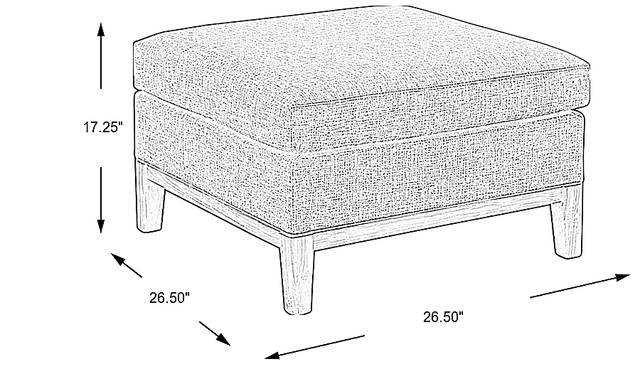 Dimension Image. Please refer to the Dimension Tab on this page for dimension details.
