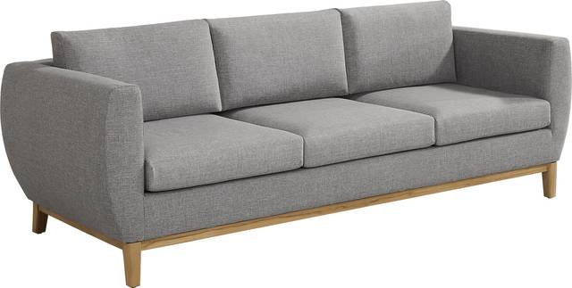 Soho Gray Outdoor Sofa with Gray Cushions - Thumbnail - Image 2