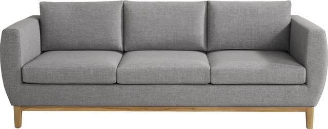 Soho Gray Outdoor Sofa with Gray Cushions - Thumbnail - Image 1