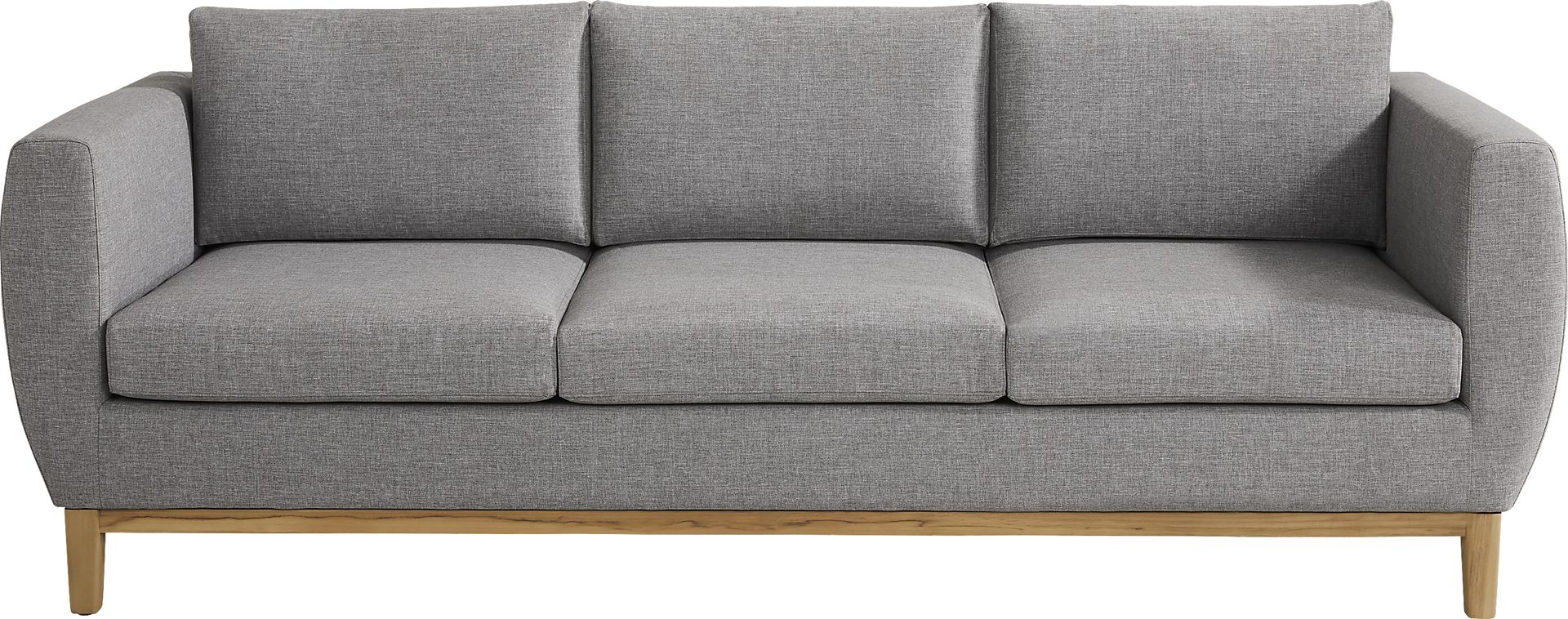 Soho Gray Outdoor Sofa with Gray Cushions - Image 1