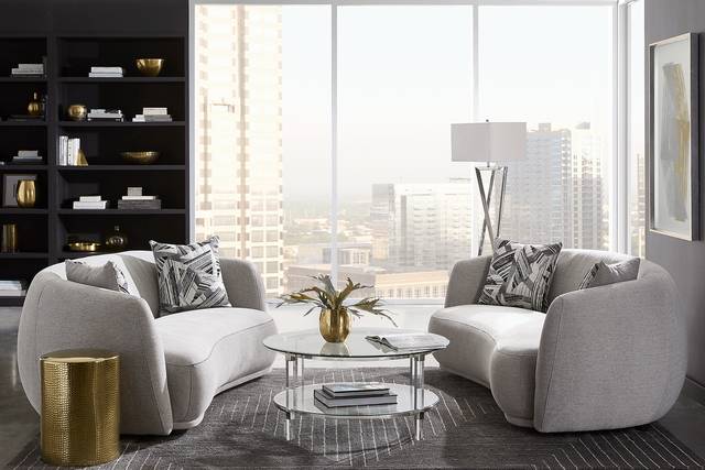 Soho Heights Gray 2 Pc Living Room - Thumbnail - Image 1