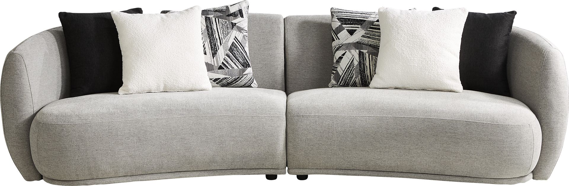 Soho Heights Gray 2 Pc Sectional - Image 1