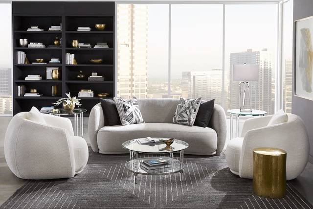 Soho Heights Gray 5 Pc Living Room - Thumbnail - Image 1