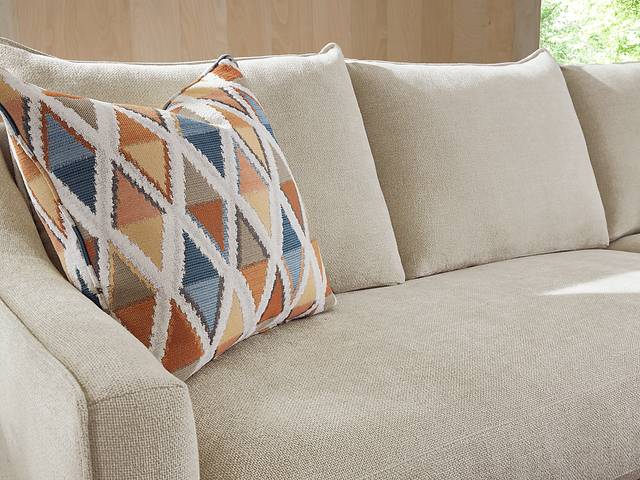 Soho Place Beige 6 Pc Living Room with Sleeper Chaise Sofa - Thumbnail - Image 5