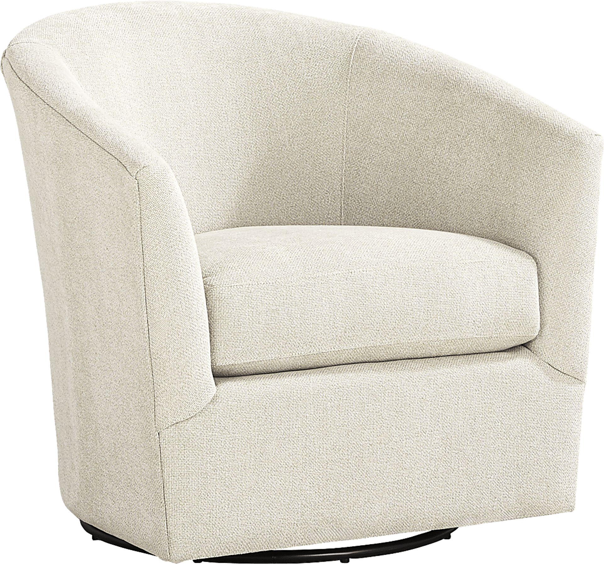 Soho Place Beige Swivel Chair - Image 1