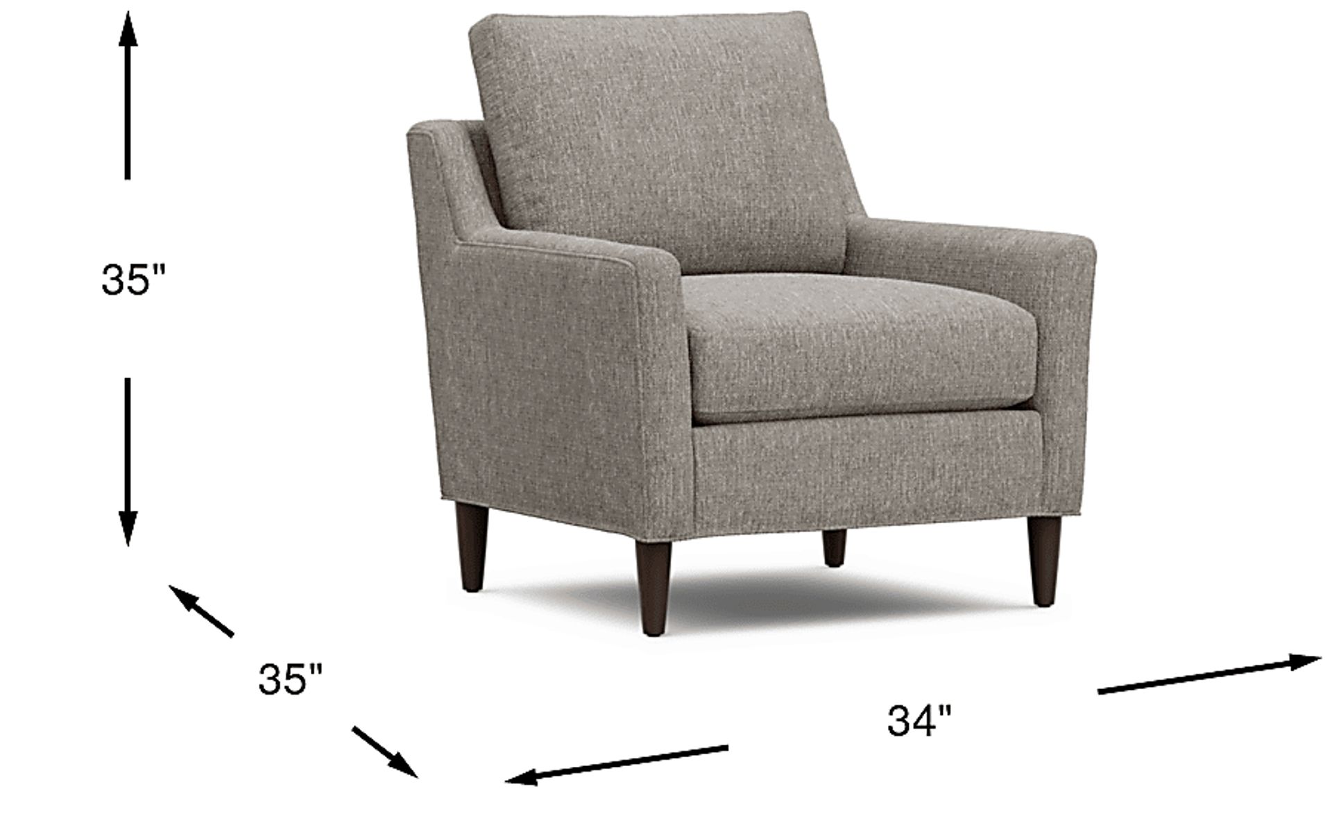 Dimension Image. Please refer to the Dimension Tab on this page for dimension details.