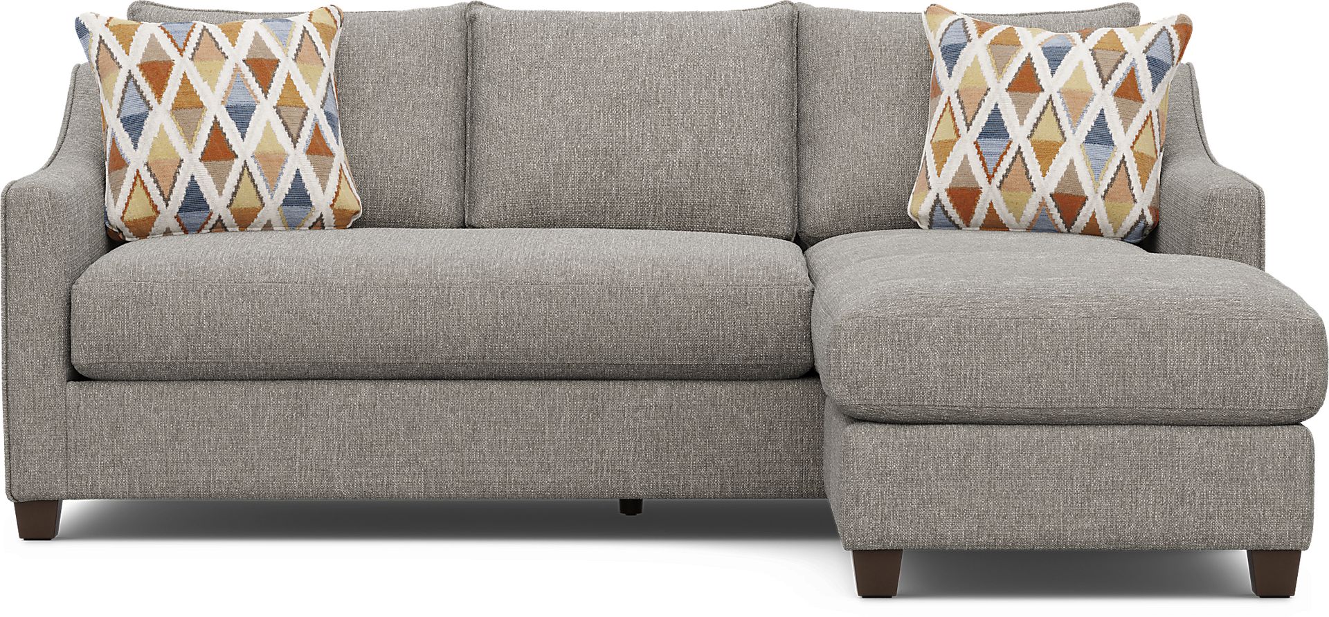 Soho Place Gray 5 Pc Living Room with Gel Foam Sleeper Chaise Sofa - Image 4