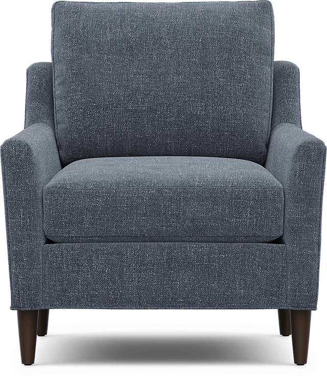 Soho Place Navy Accent Chair - Thumbnail - Image 2