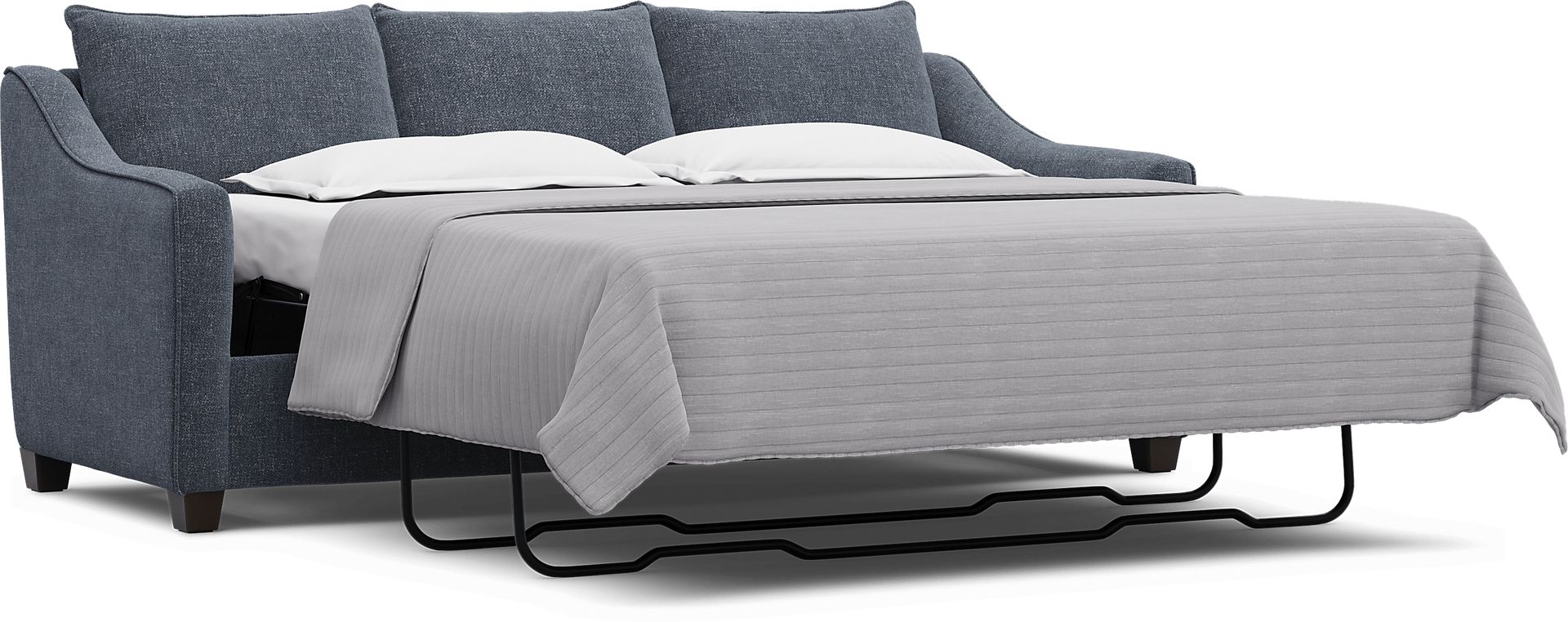 Soho Place Navy 5 Pc Living Room with Sleeper Chaise Sofa - Image 4