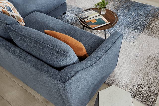 Soho Place Navy 6 Pc Living Room with Sleeper Chaise Sofa - Thumbnail - Image 7
