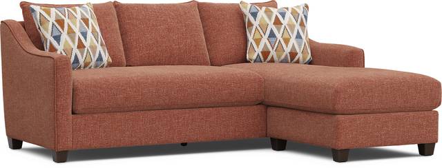 Soho Place Russet Gel Foam Sleeper Chaise Sofa - Thumbnail - Image 1
