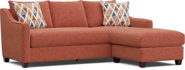 Soho Place Russet 6 Pc Living Room with Sleeper Chaise Sofa - Thumbnail - Image 2