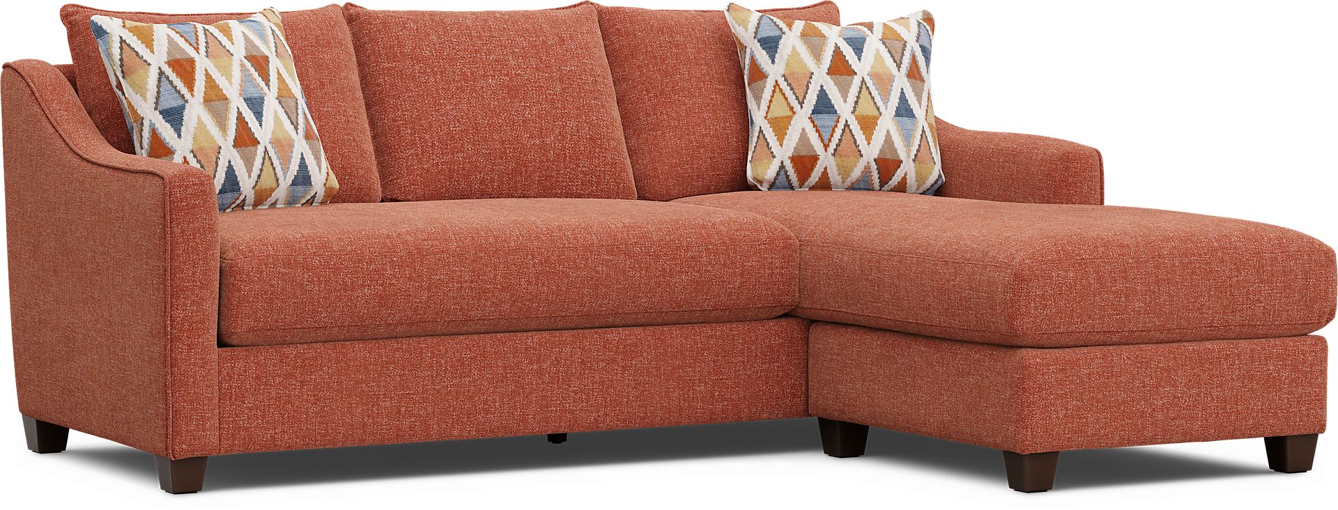 Soho Place Russet 6 Pc Living Room with Sleeper Chaise Sofa - Image 2