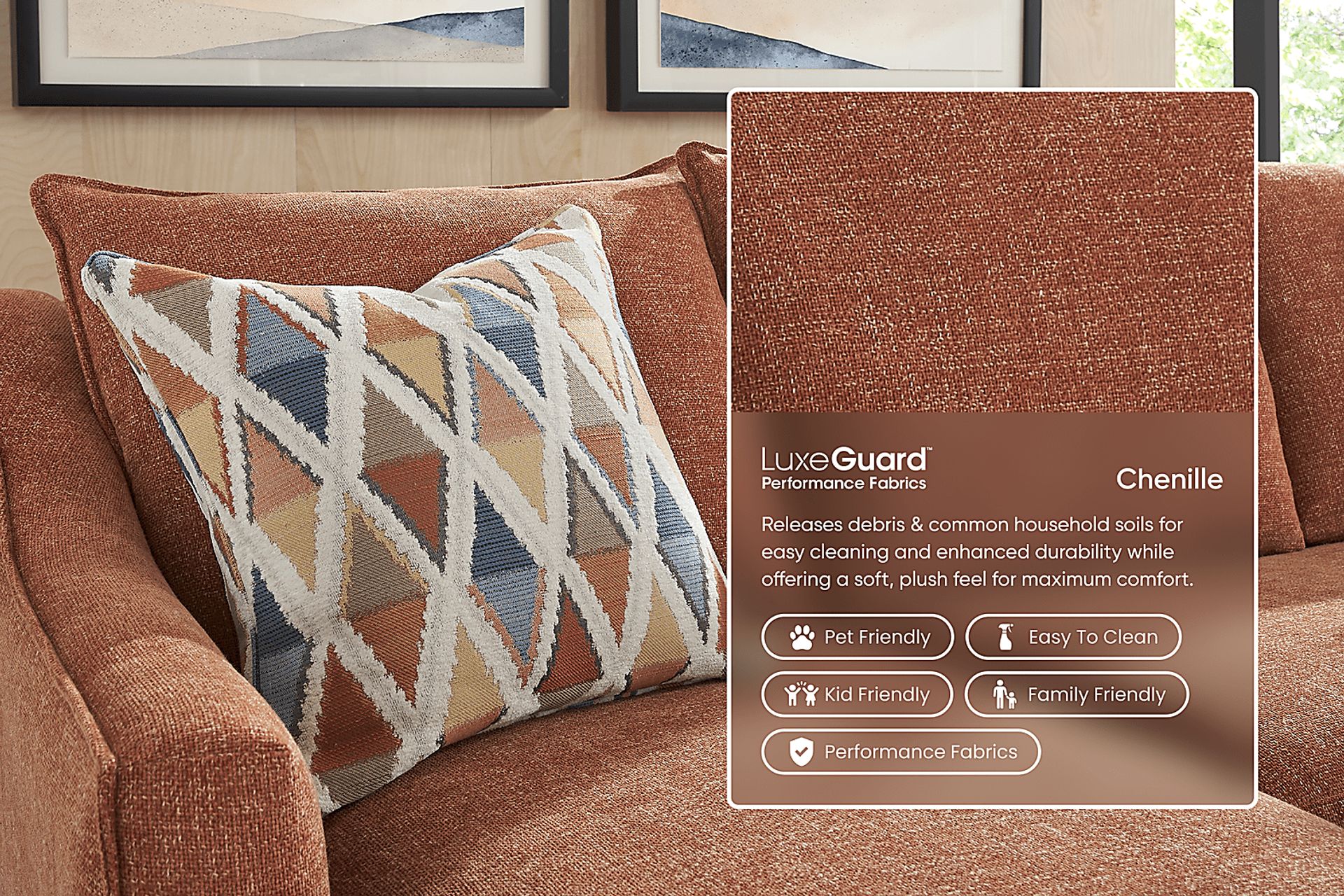 Soho Place Russet Swivel Chair - Image 2