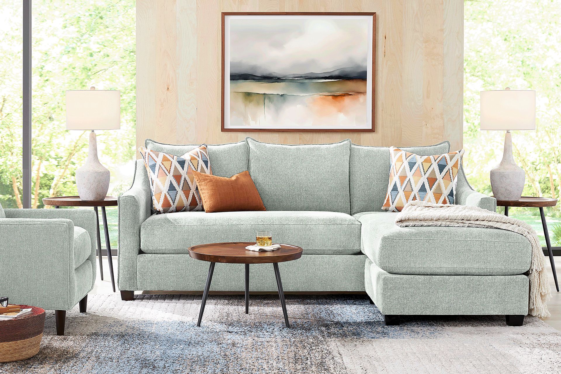 Soho Place Sage 6 Pc Living Room - Image 1