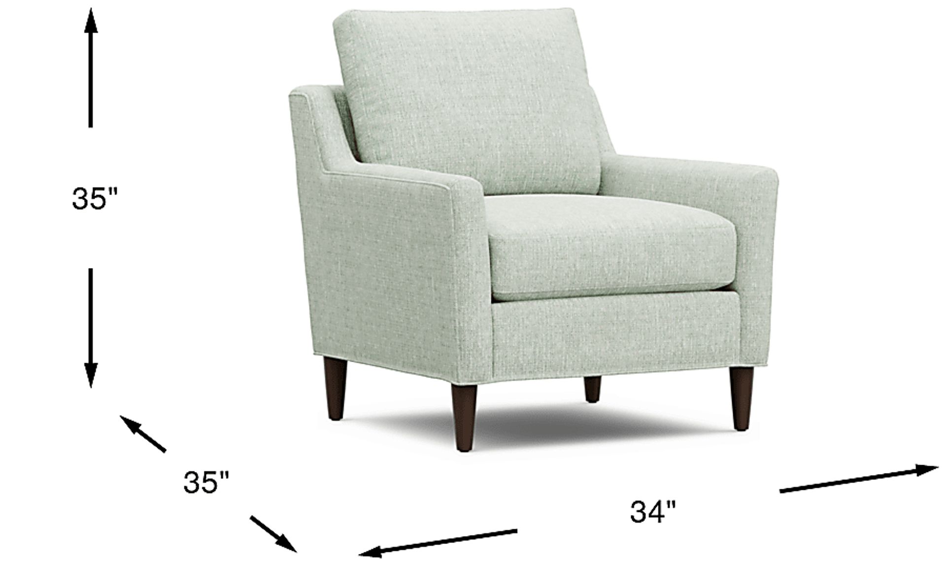 Dimension Image. Please refer to the Dimension Tab on this page for dimension details.