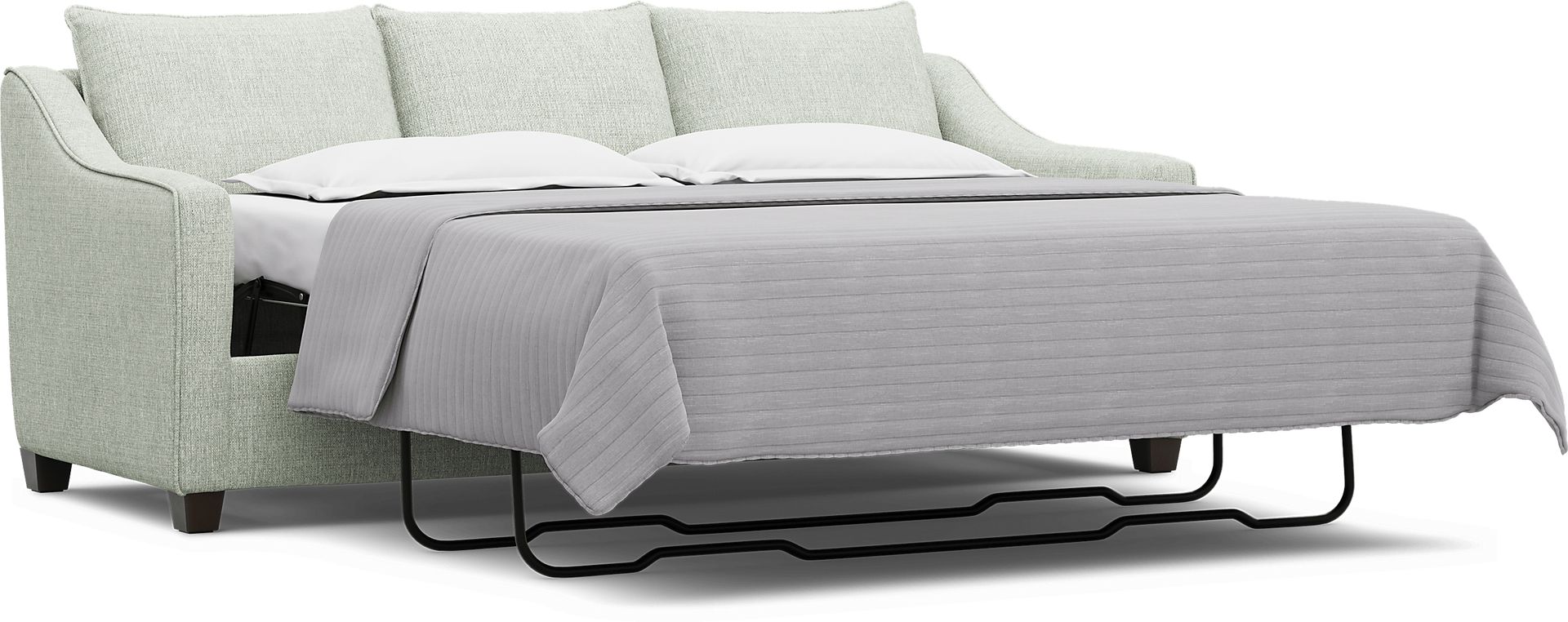 Soho Place Sage 5 Pc Living Room with Gel Foam Sleeper Chaise Sofa - Image 3