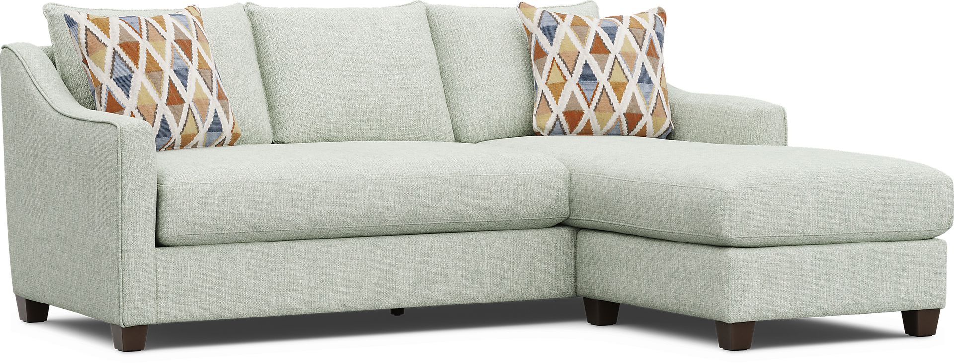 Soho Place Sage 5 Pc Living Room with Gel Foam Sleeper Chaise Sofa - Image 2