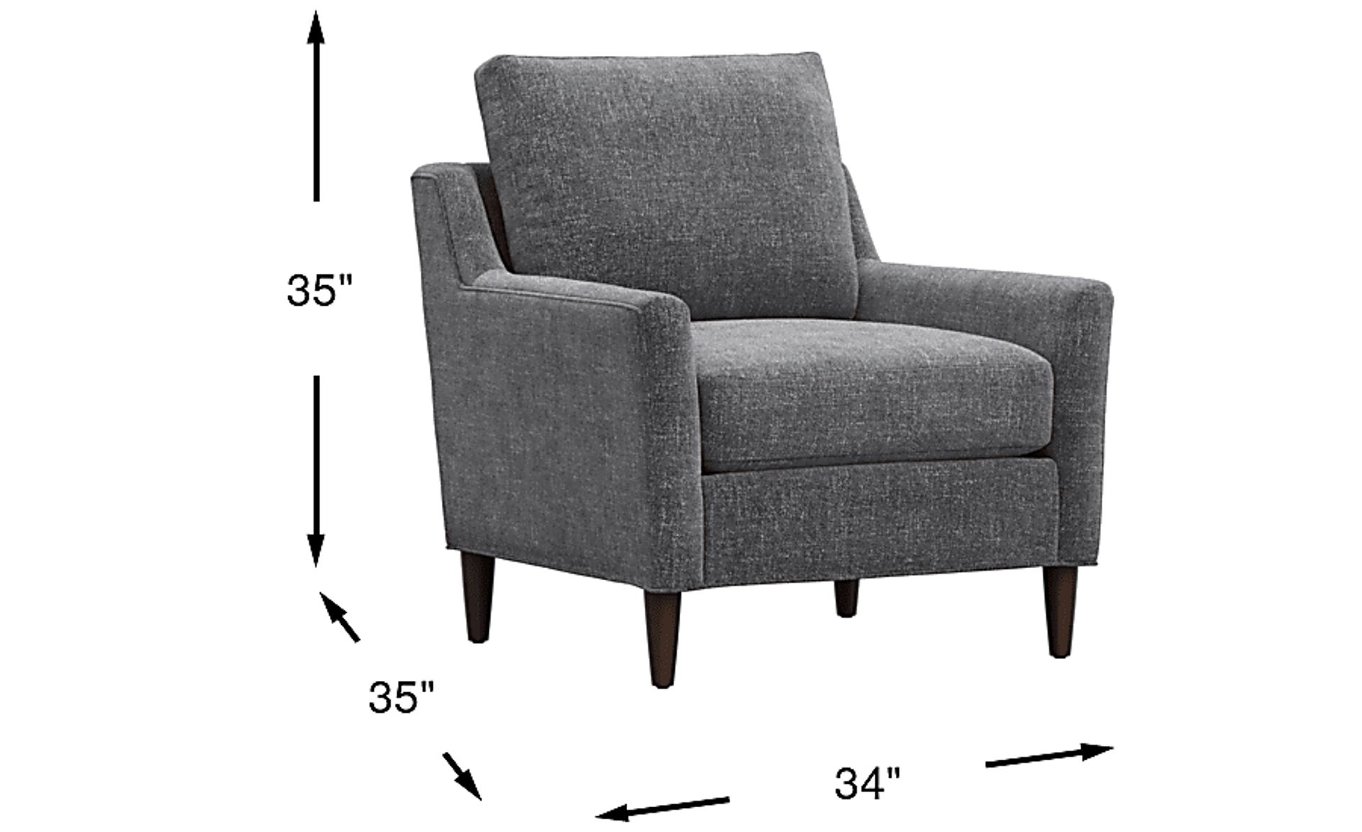 Dimension Image. Please refer to the Dimension Tab on this page for dimension details.