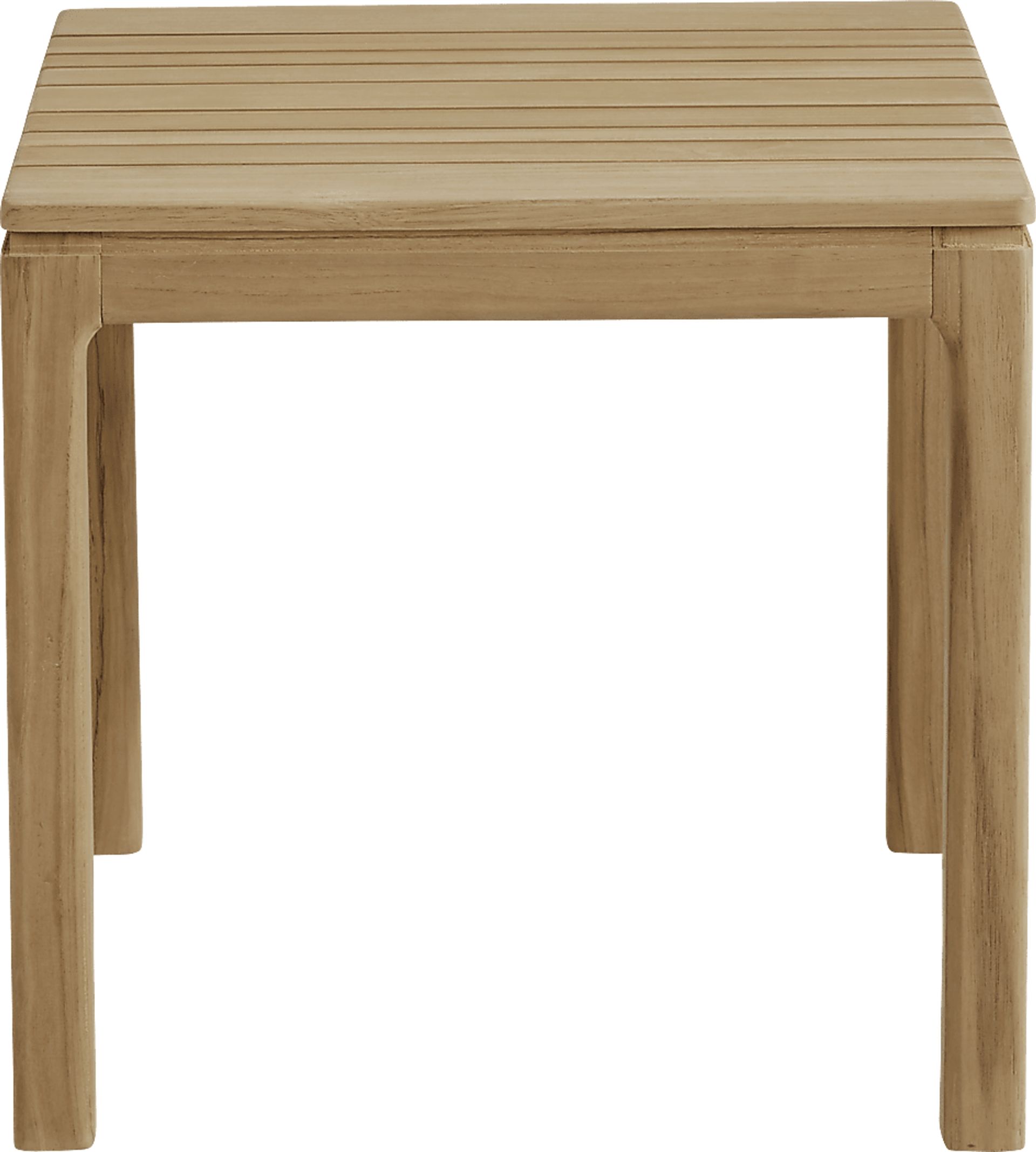 Soho Teak Outdoor End Table - Image 2