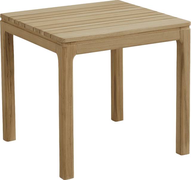 Soho Teak Outdoor End Table - Thumbnail - Image 1