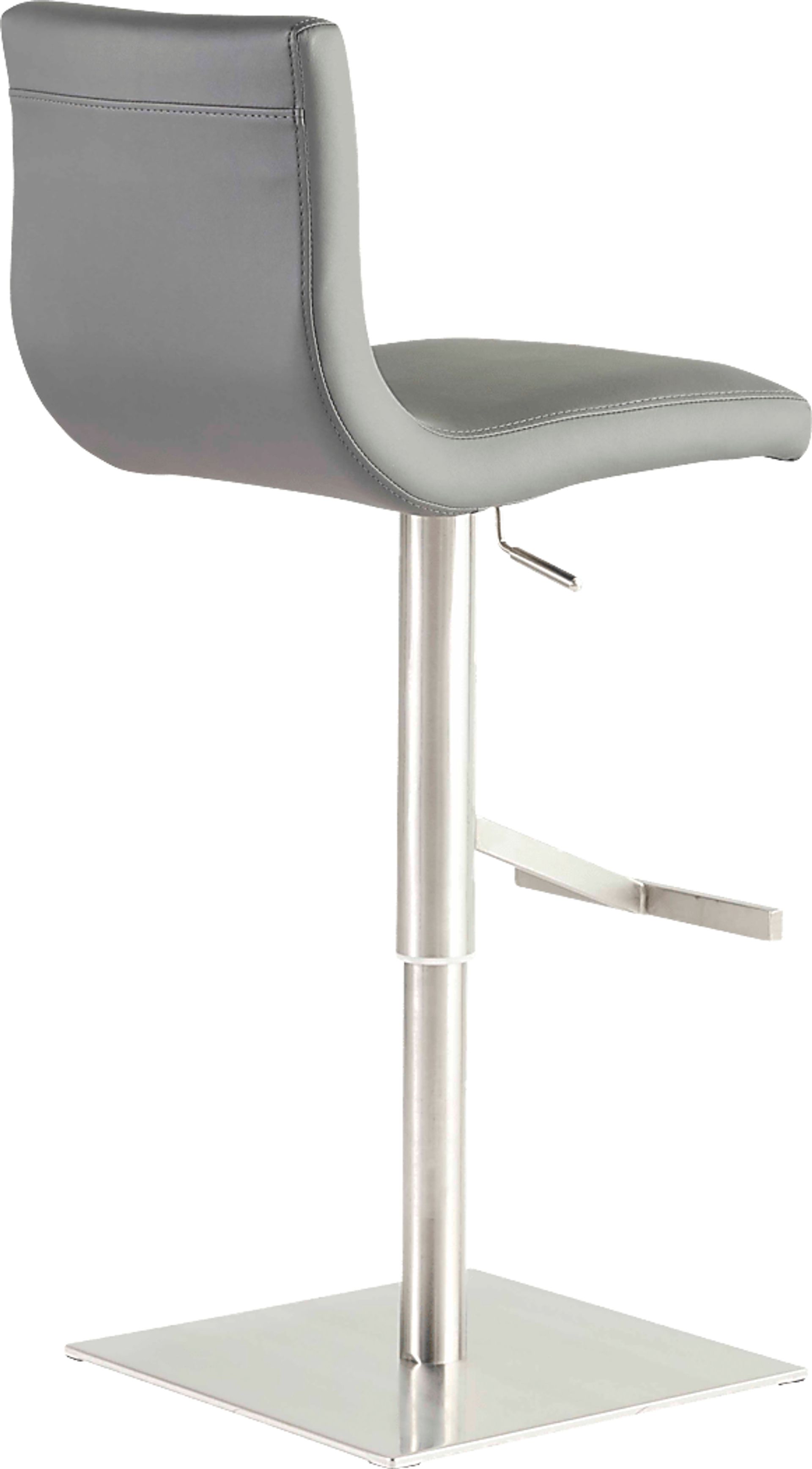 Soileau Dark Gray Adjustable Stool - Image 3