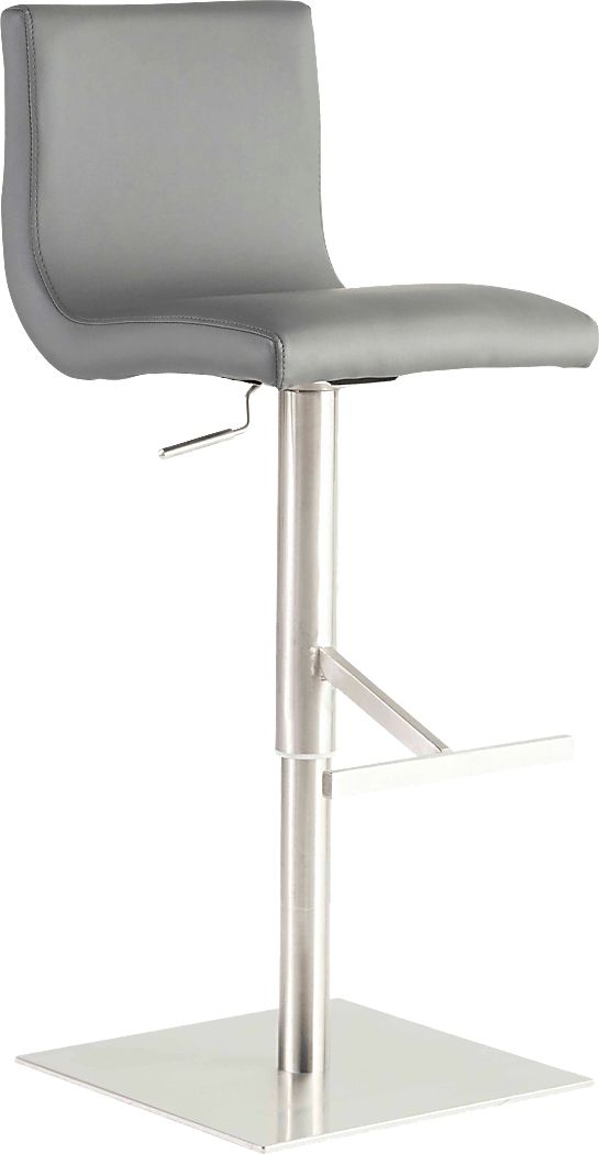 Soileau Dark Gray Adjustable Stool