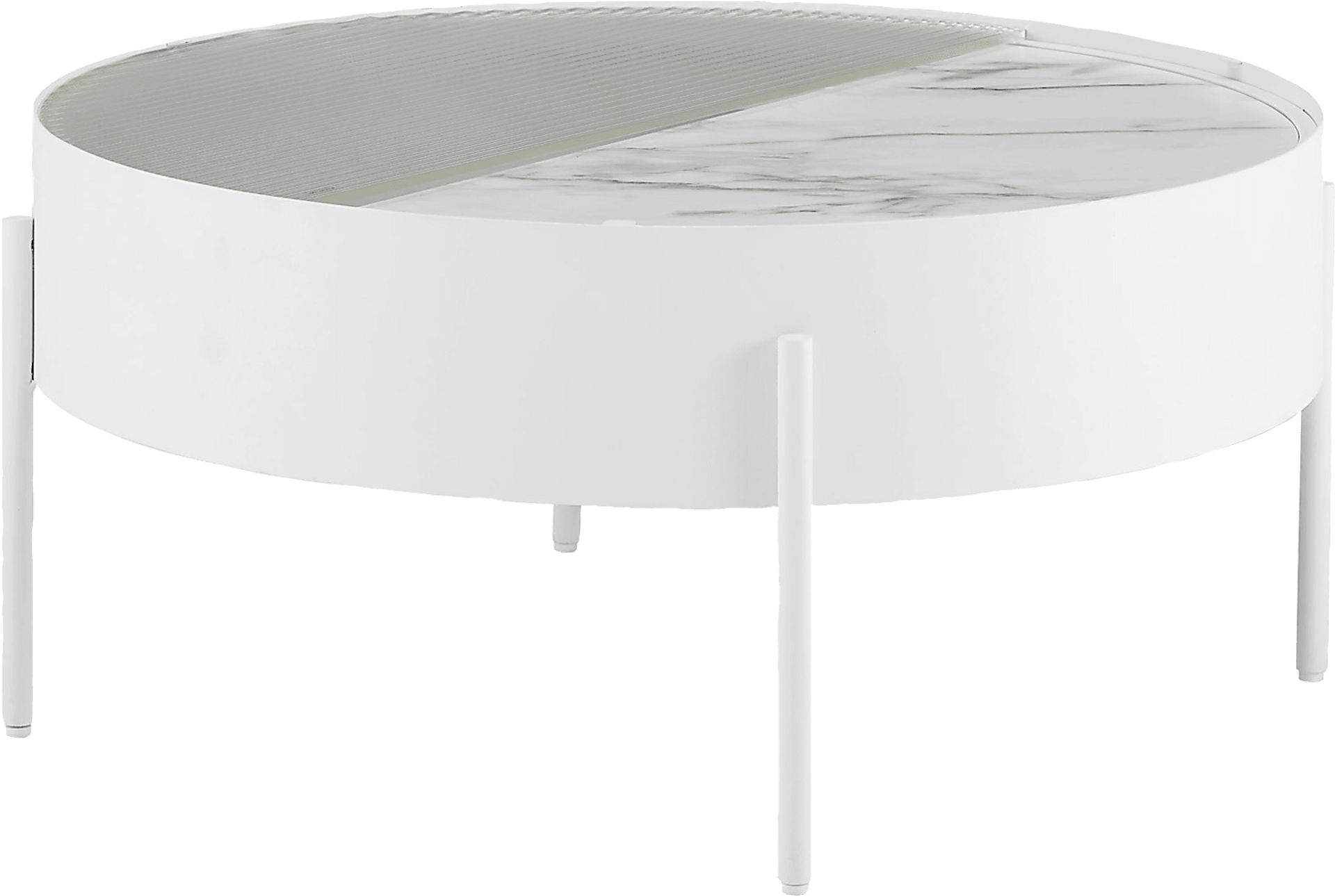 Solabell White Cocktail Table - Image 1