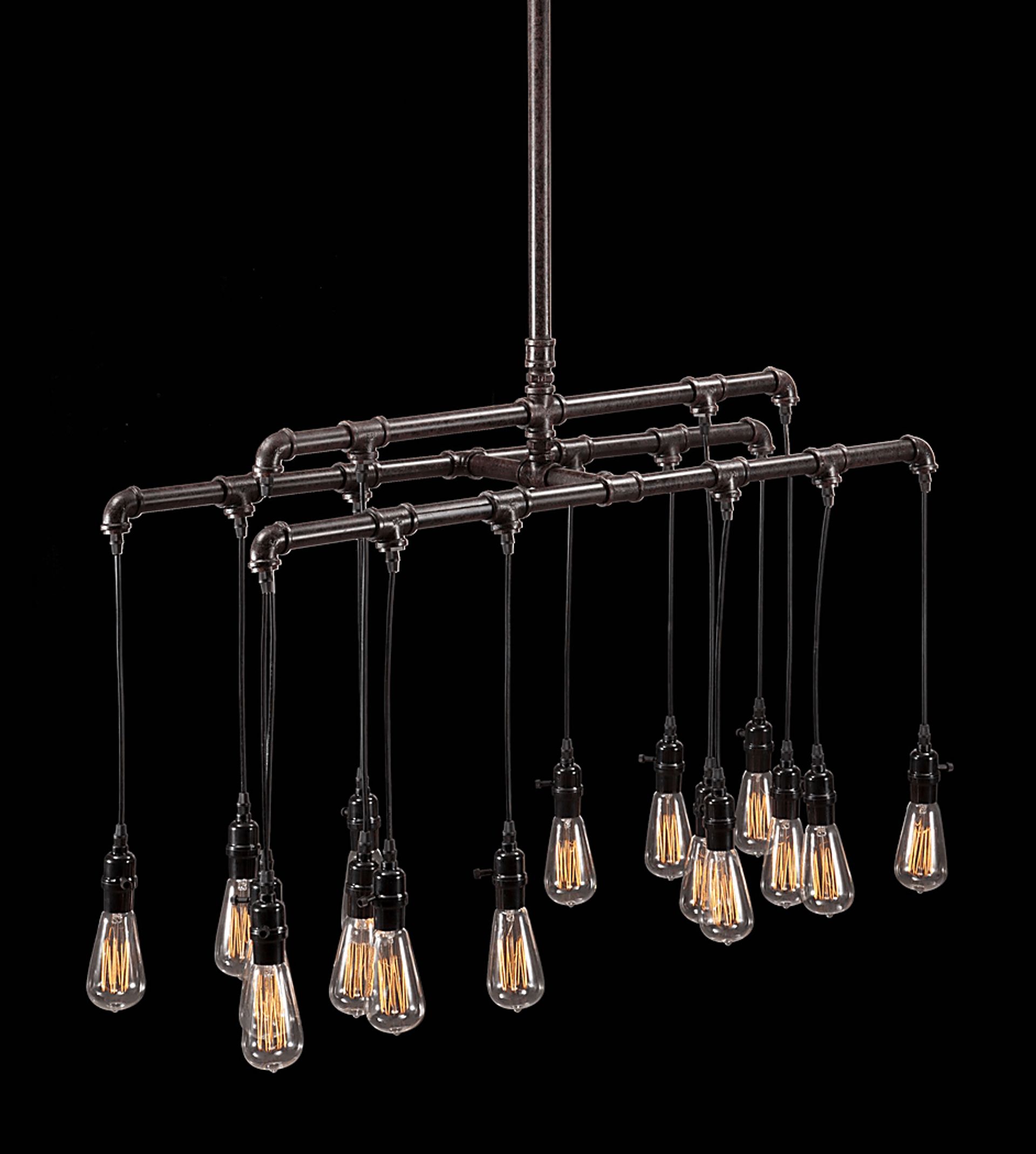 Solamere Drive Gunmetal Chandelier - Image 2