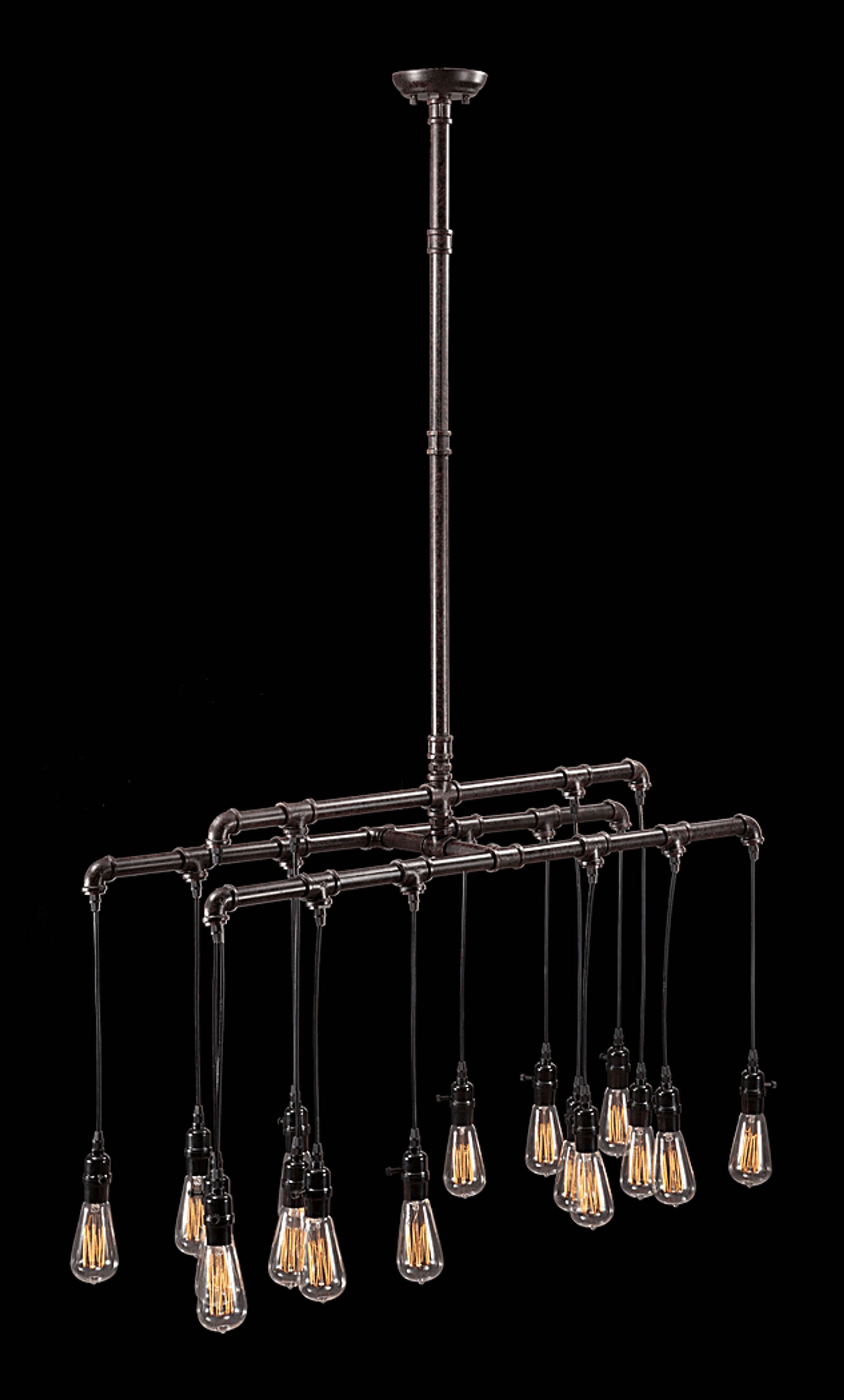 Solamere Drive Gunmetal Chandelier - Image 4
