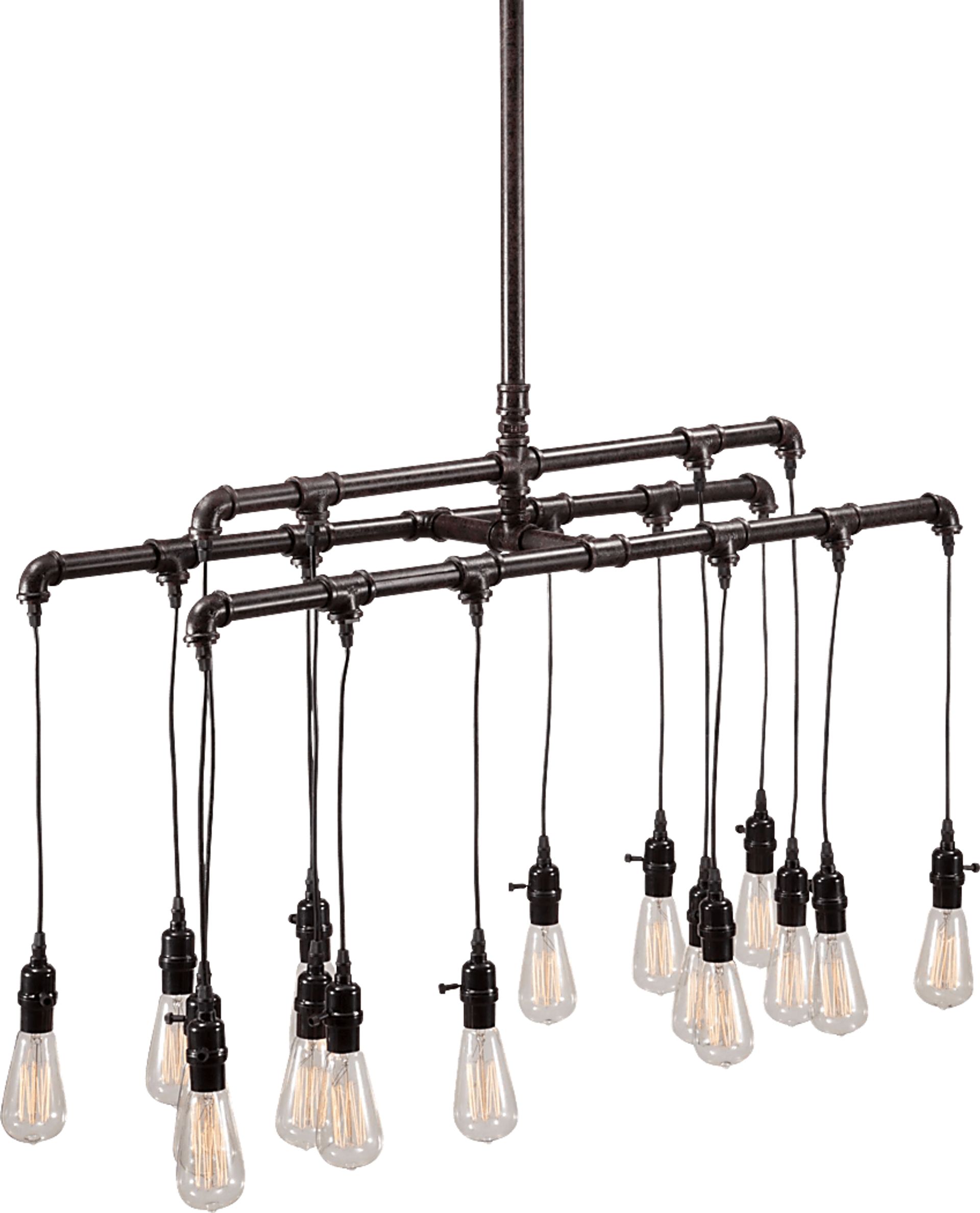 Solamere Drive Gunmetal Chandelier - Image 1