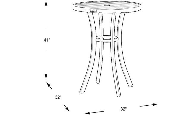 Dimension Image. Please refer to the Dimension Tab on this page for dimension details.