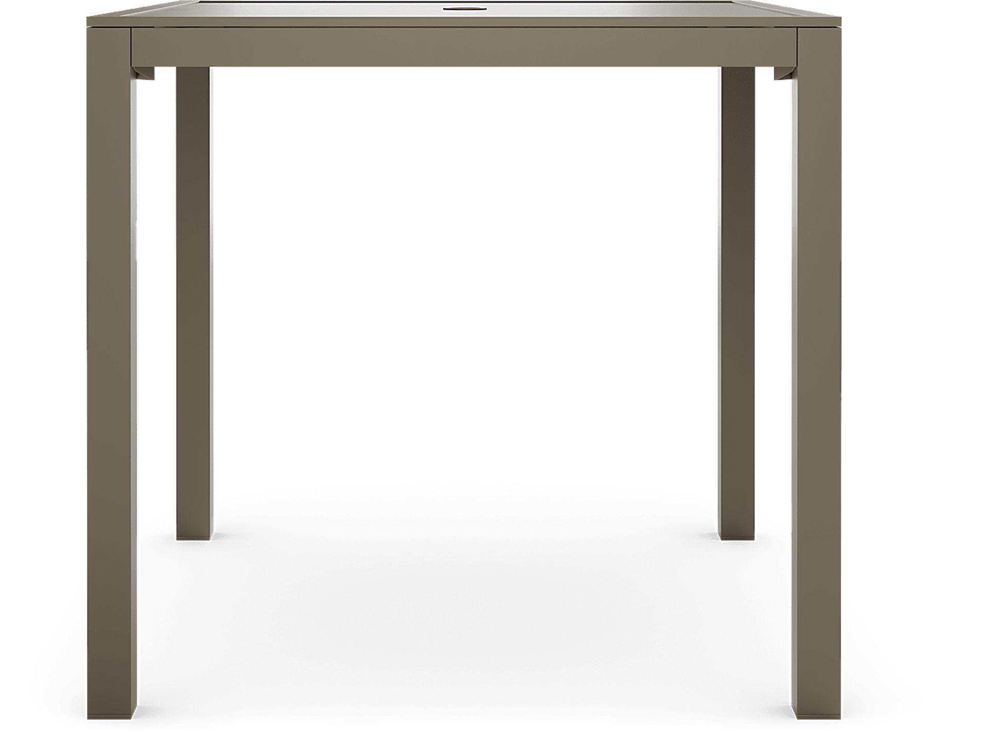 Solana Taupe 3 Pc Outdoor Balcony Dining Set with Swivel Stools - Image 4