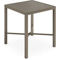 square bar height dining table