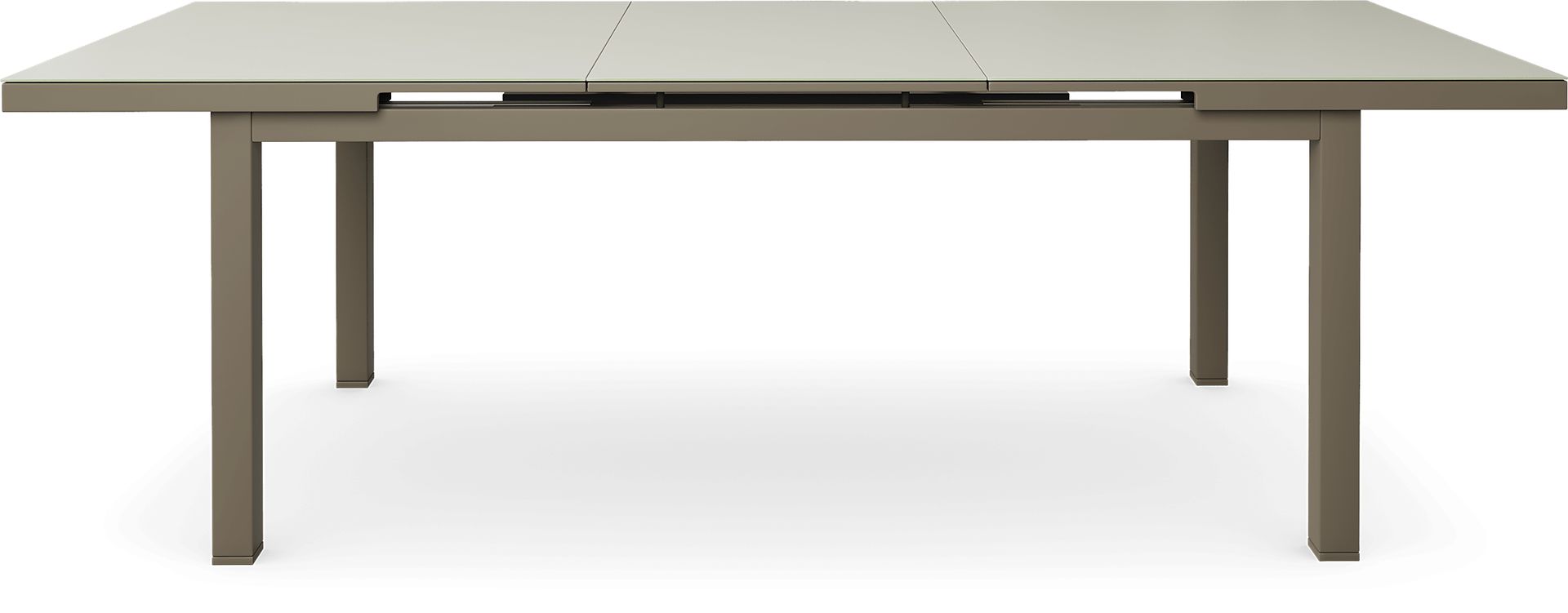 Solana Taupe 71-94 in. Rectangle Outdoor Dining Table - Image 2
