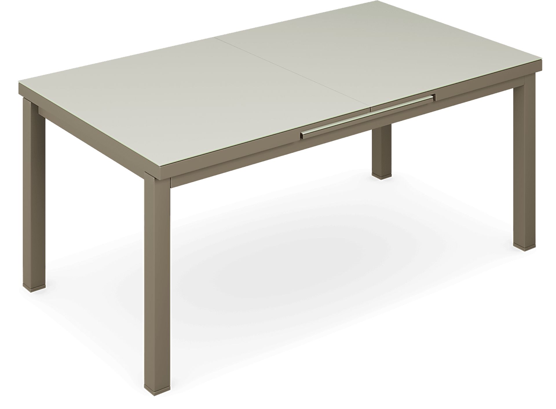 Solana Taupe 71-94 in. Rectangle Outdoor Dining Table - Image 4