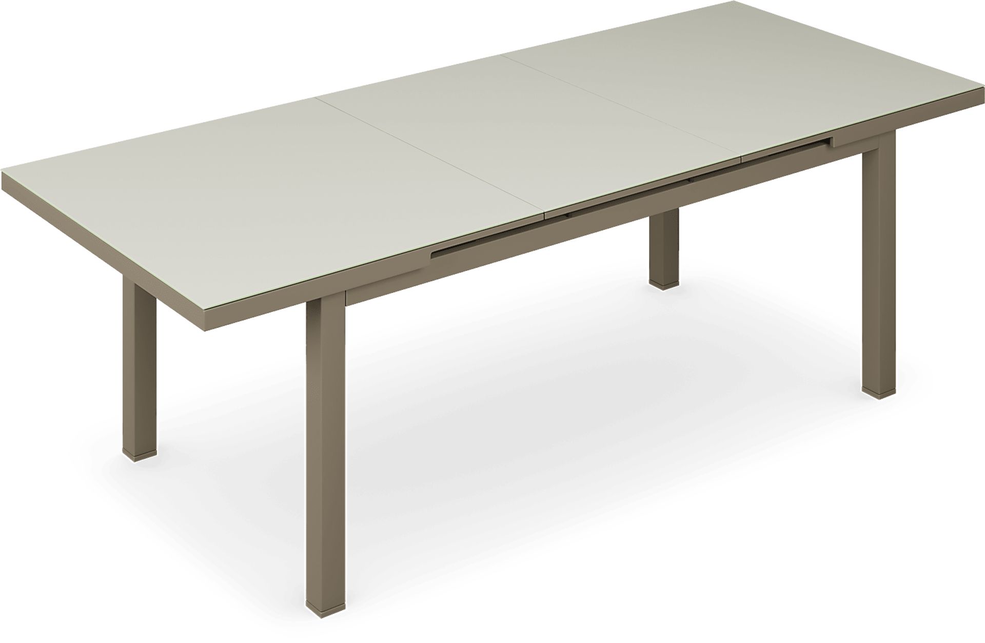 Solana Taupe 71-94 in. Rectangle Outdoor Dining Table - Image 5