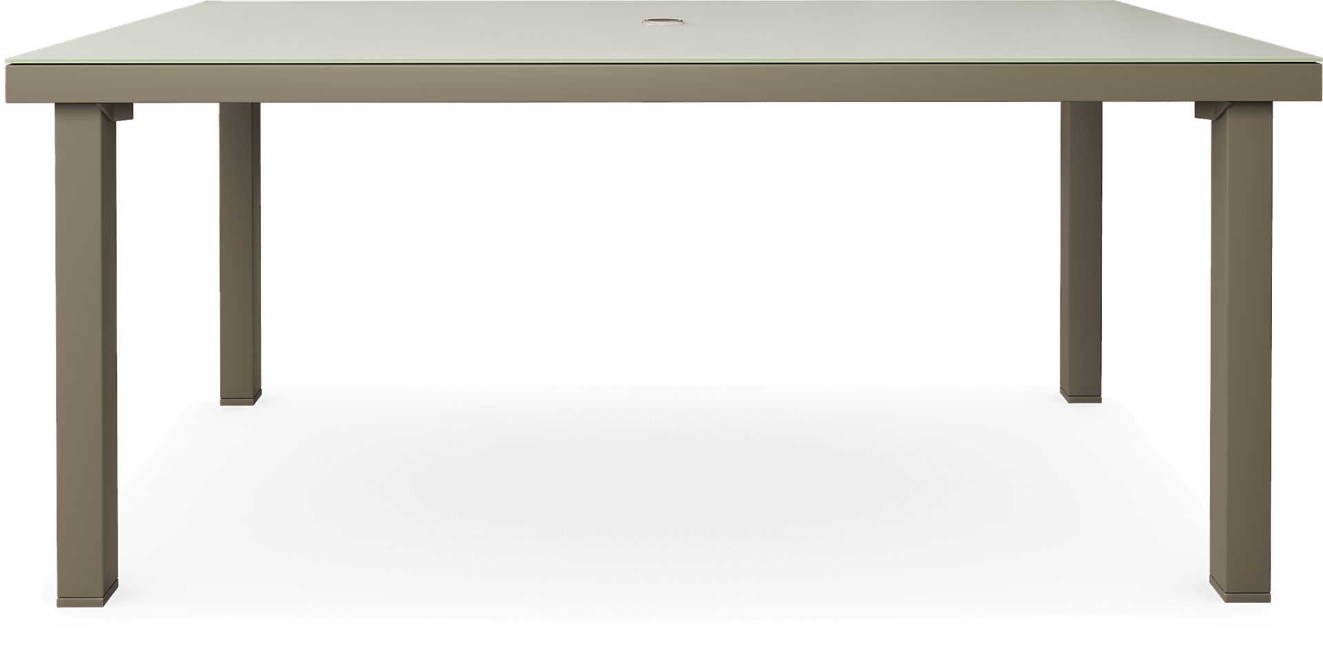 Solana Taupe 5 Pc 70 in. Rectangle Outdoor Dining Set - Image 3