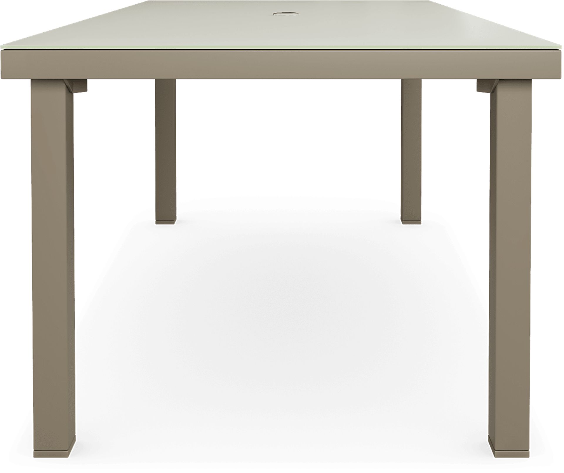 Solana Taupe 7 Pc 70 in. Rectangle Outdoor Dining Set - Image 5