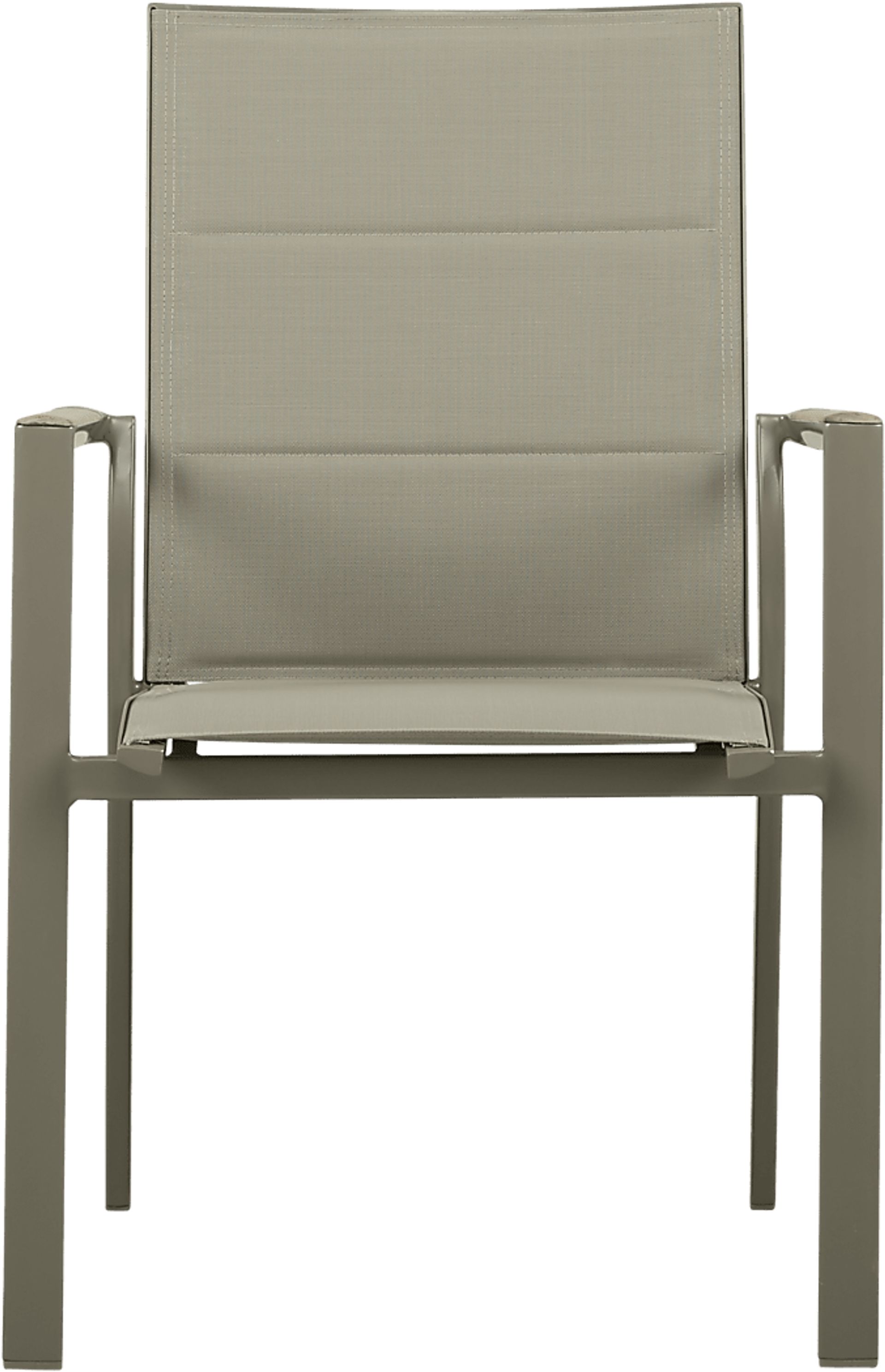 Solana Taupe Outdoor Arm Chair - Image 2