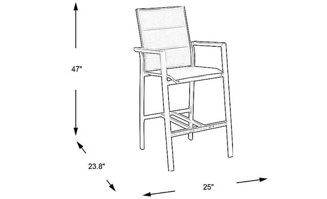 Dimension Image. Please refer to the Dimension Tab on this page for dimension details.
