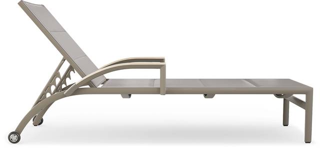 Solana Taupe Outdoor Chaise - Thumbnail - Image 3