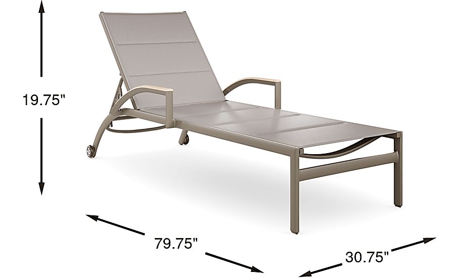 Solana Taupe Outdoor Chaises, Set of 2 Rooms To Go